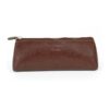 Laurige Triangular Leather Pen Pouch With Zipper, Deep Brown Price in Doha Qatar - Image 4