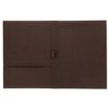 Konrad S. Conference Folder For A4 Notepad, PU leather, Brown Price in Doha Qatar - Image 3