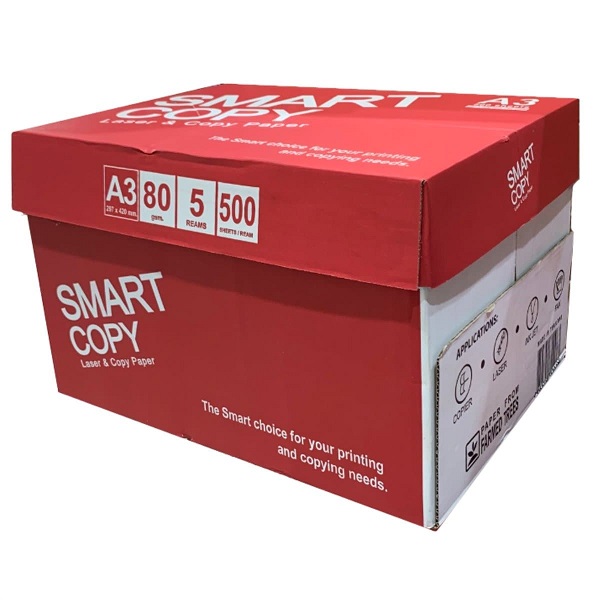 Smart Copy Paper A3 80 GSM 500sheets Ream White Price In Doha Qatar 