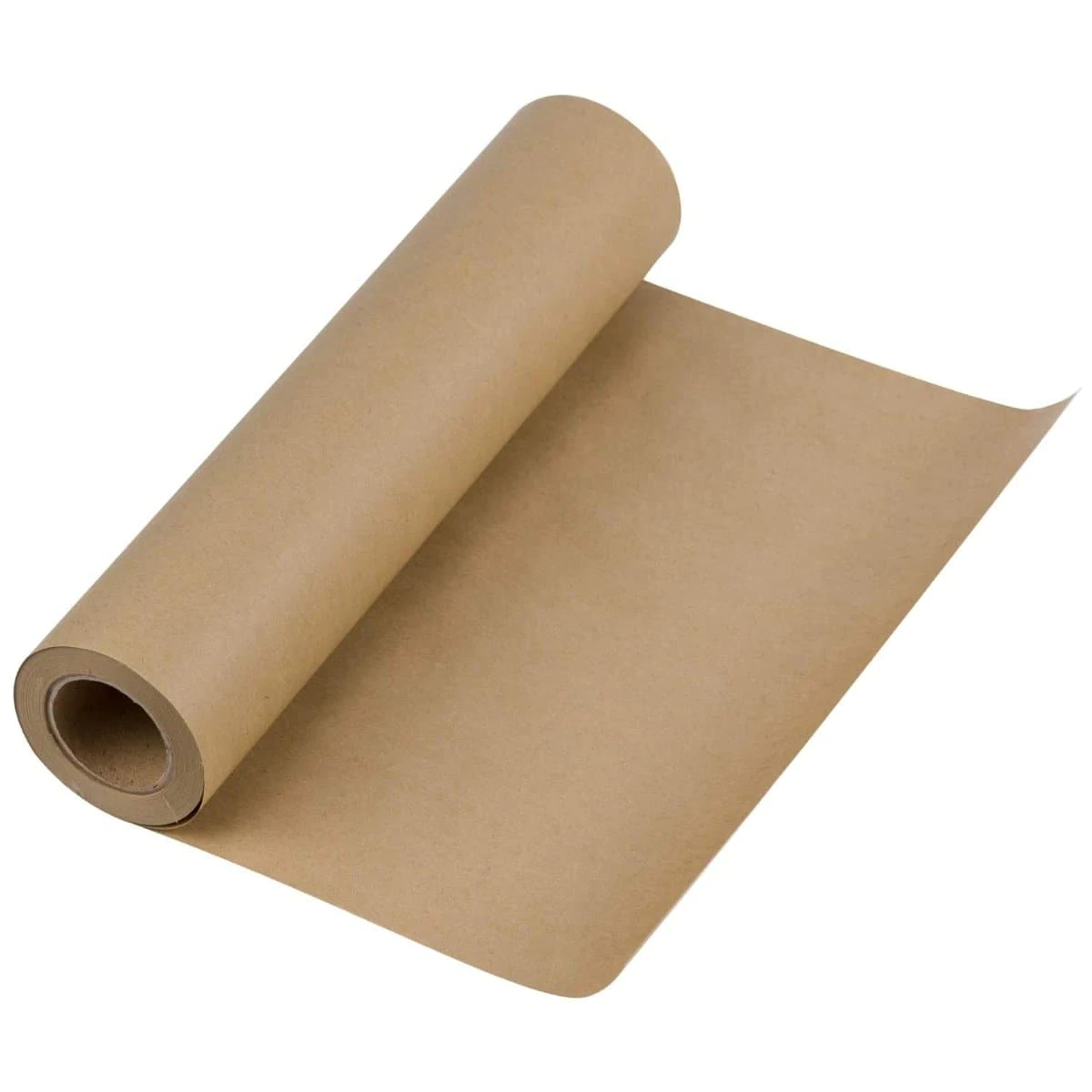 Paper Roll of Gift Wrap Kraft Green 100m (1 Unit)